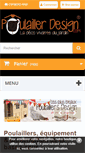 Mobile Screenshot of poulaillerdesign.com
