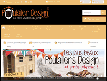 Tablet Screenshot of poulaillerdesign.com